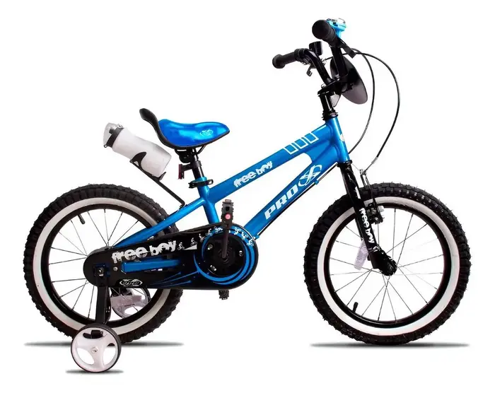 Bicicleta Infantil Pro-X Freeboy Aro 16 Azul com Rodinhas