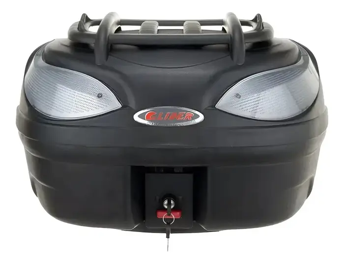 Bauleto Glider Reforçado 48 Litros com Grade Externa - Cinza Escuro