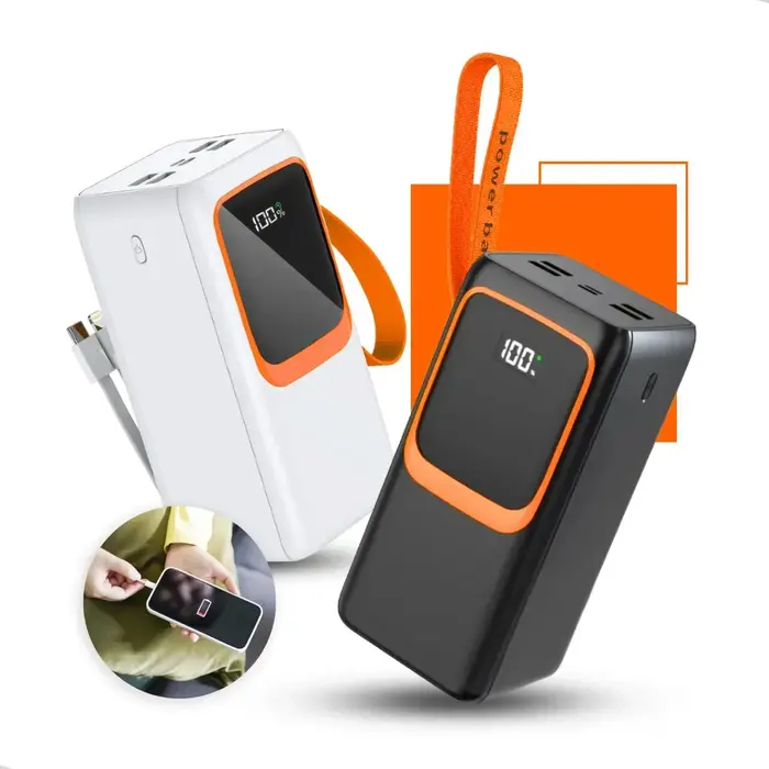 Power Bank Nixzen 50.000mAh Turbo 22.5W Carregador Portátil Universal