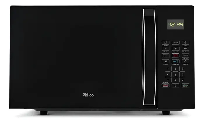 Micro-ondas Philco 28l Limpa Fácil 1100w Preto Pmo30p