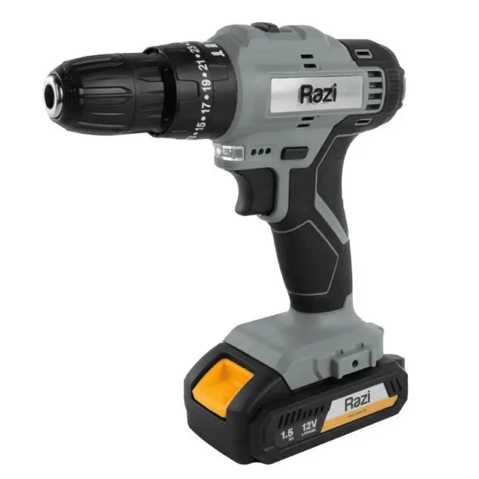 Furadeira Impacto Parafusadeira com Bateria 12V Razi