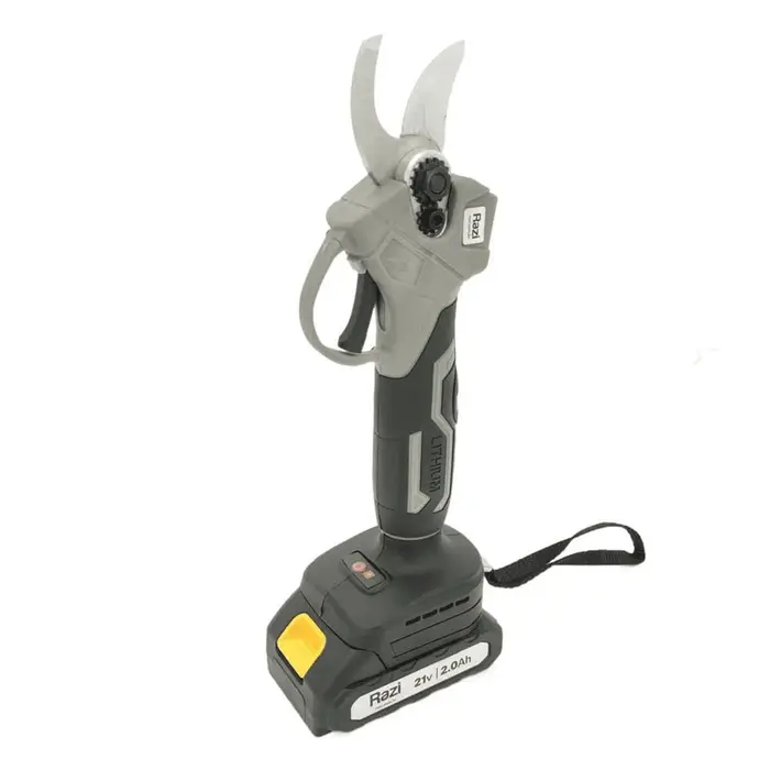 Tesoura de Poda Elétrica 21V 1 Bateria 2,0Ah Brushless 30252 Razi