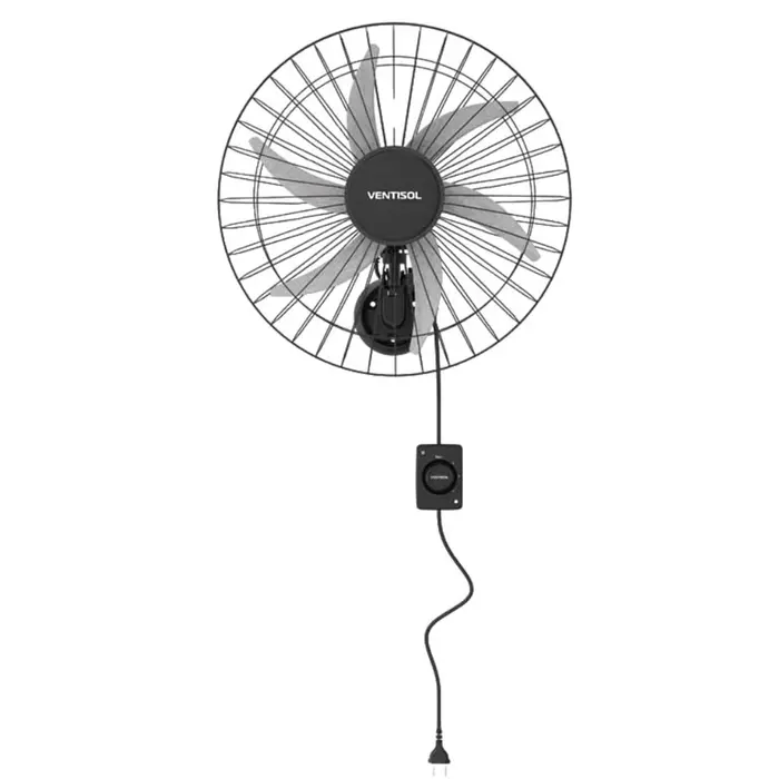 Ventilador de Parede Steel com 6 Pás 50cm 200W Ventisol