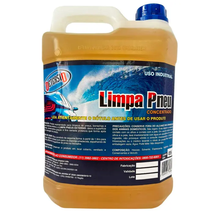 Limpa Pneus Concentrado 5L DETERSID-LP 54