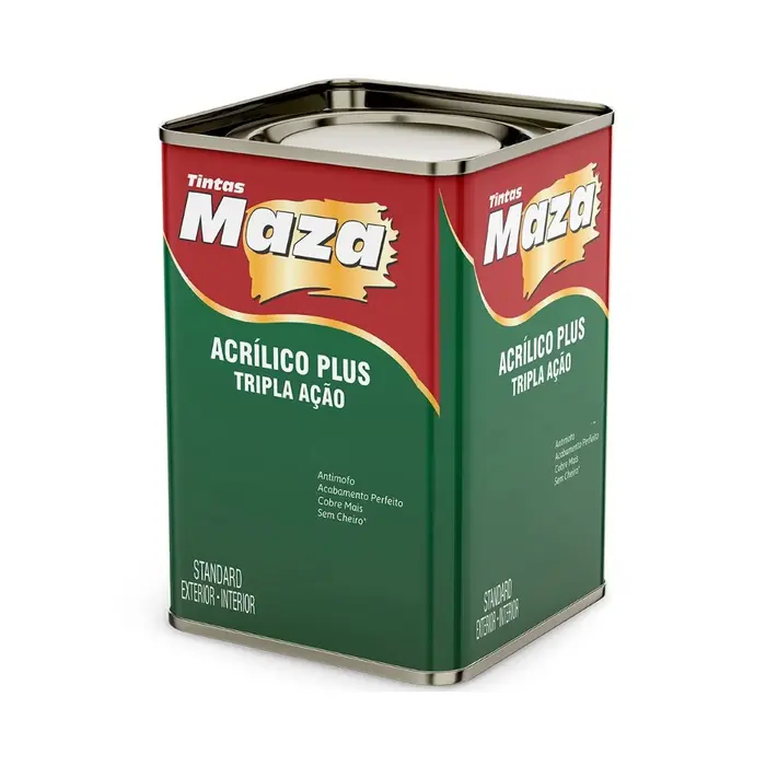 Tinta Acrílica Plus Cinza Lunar Fosco 18L MAZA-17065