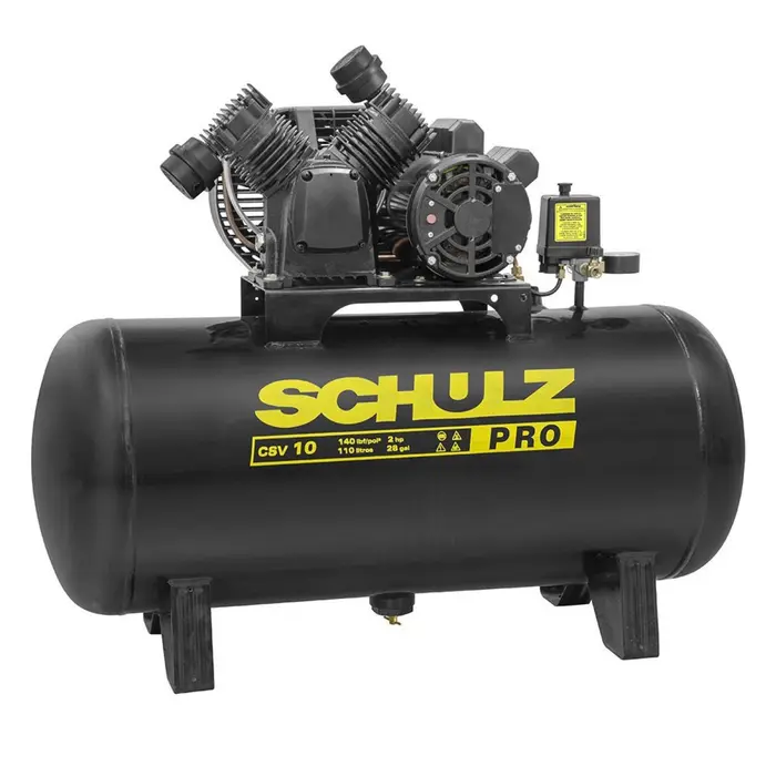 Compressor de Ar 110L 2HP 127V (110V) Schulz CSV 10/100 Pro